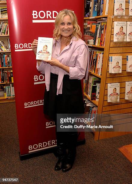 Actress Maureen McCormick book signing for "Here's The Story" on December 17, 2009 in Northridge, California.