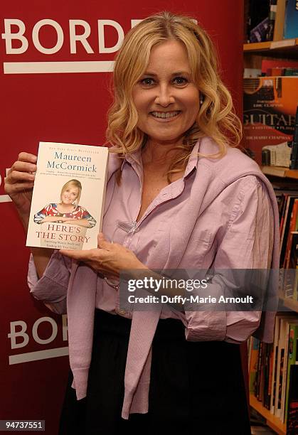 Actress Maureen McCormick book signing for "Here's The Story" on December 17, 2009 in Northridge, California.