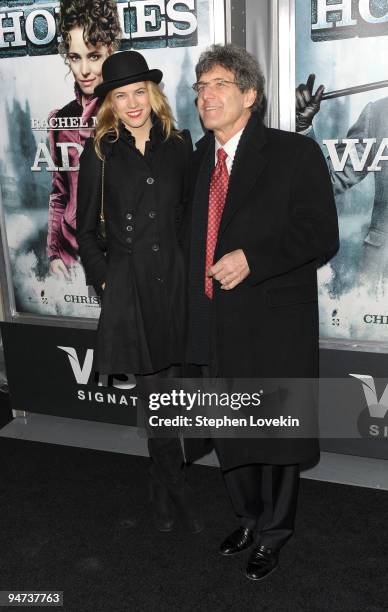 Cody Horn and President of Warner Bros. Alan Horn attend the premiere of "Sherlock Holmes" at the Alice Tully Hall, Lincoln Center on December 17,...