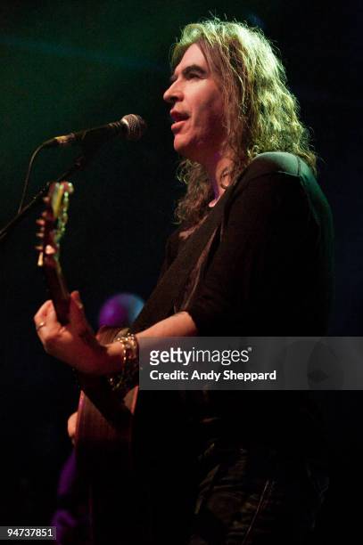 Justin Sullivan of New Model Army performs on stage at The Forum on December 17, 2009 in London, England.