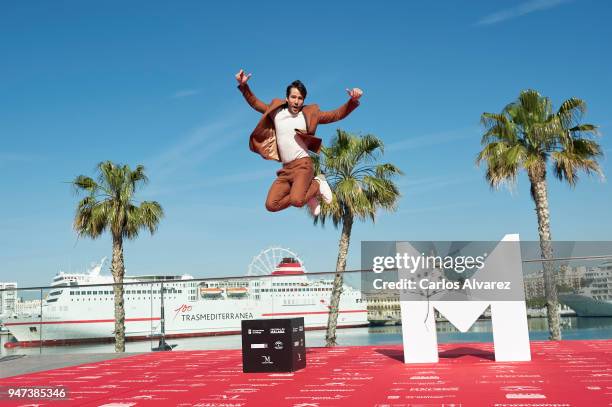 Actor Alejandro Albarracin attends 'Mi Querida Cofradia' photocall during the 21th Malaga Film Festival on April 17, 2018 in Malaga, Spain.