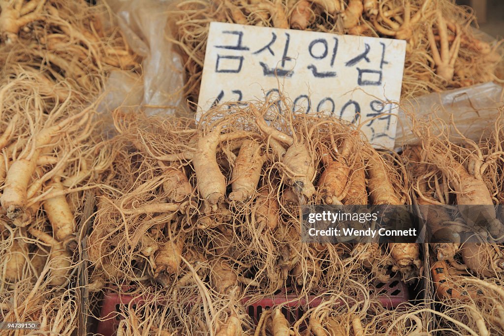 Ginseng, Gyeongdong Market, Seoul