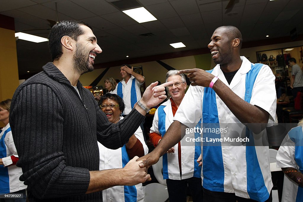 Peja Stojakovic Charitabowl Bowling Event