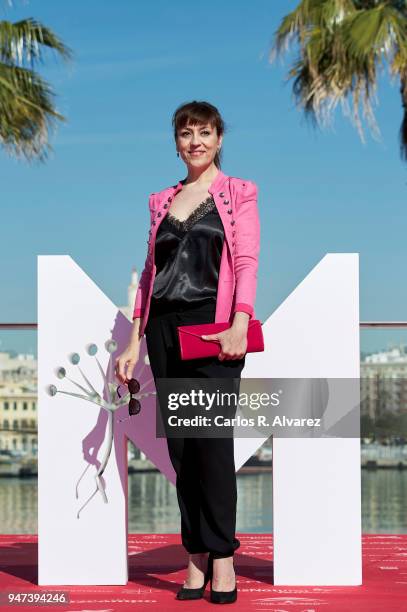 Actress Pepa Aniorte attends 'Mi Querida Cofradia' photocall during the 21th Malaga Film Festival on April 17, 2018 in Malaga, Spain.