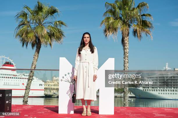 Actress Rocio Molina attends 'Mi Querida Cofradia' photocall during the 21th Malaga Film Festival on April 17, 2018 in Malaga, Spain.