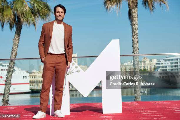 Actor Alejandro Albarracin attends 'Mi Querida Cofradia' photocall during the 21th Malaga Film Festival on April 17, 2018 in Malaga, Spain.