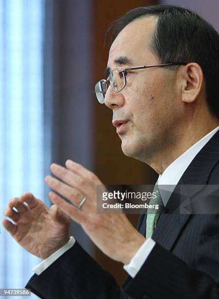 Masaaki Shirakawa, governor of the Bank of Japan, speaks during a news conference at the central bank's headquarters in Tokyo, Japan, on Friday, Dec....