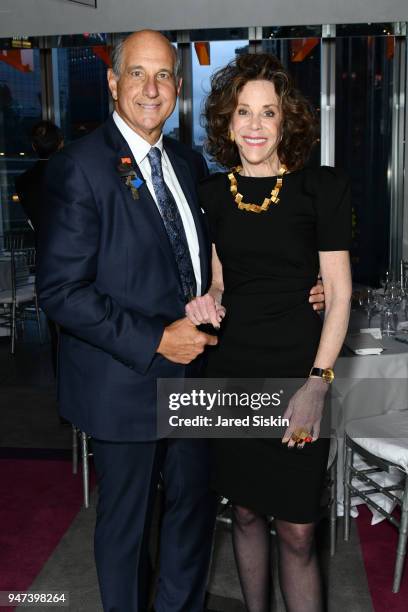 Gary Gartsman and Joan Borinstein attend The Museum of Arts and Design Presents LOOT: MAD About Jewelry on April 16, 2018 at the Museum Of Arts And...