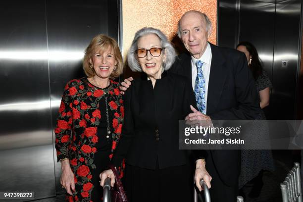 Patricia falkenberg, Barbara Tober and Donald Tober attend The Museum of Arts and Design Presents LOOT: MAD About Jewelry on April 16, 2018 at the...