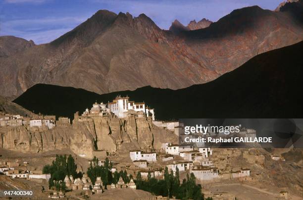 Monastery Of Lamayuru In Ladakh, Region Of State Of Jammu And Kashmir In North Of India, May 1989.