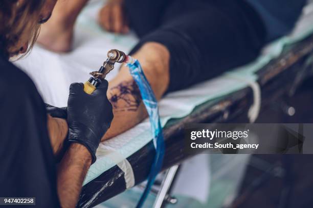 new tattoo - surgical suture stock pictures, royalty-free photos & images