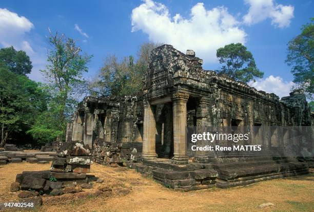 TEMPLE DE BANTEAY KDEI, SITE D'ANGKOR, CAMBODGE.