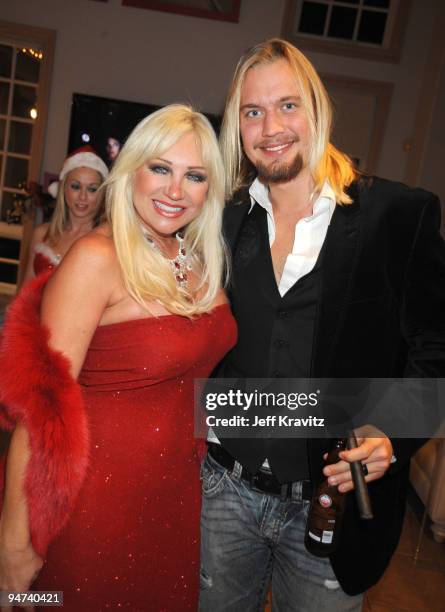 Personality Linda Hogan attends the Wikked Entertainment holiday party on December 17, 2009 in Los Angeles, California.