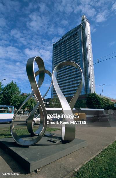 BOULEVARD BRIVIBAS, RIGA, LETTONIE.