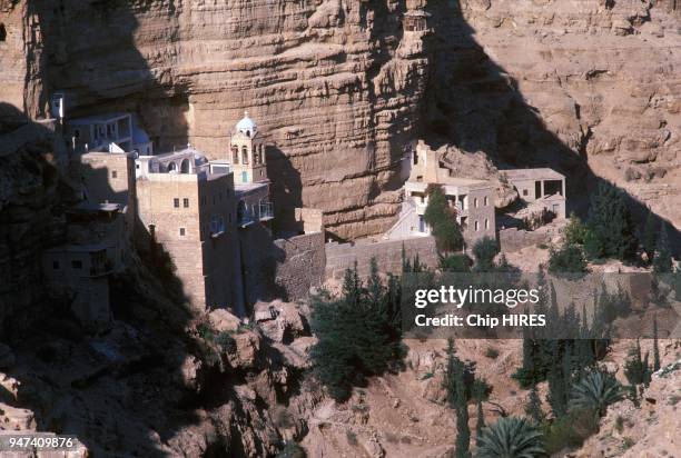 St Georges Monastery Wadi Qelt Photos and Premium High Res Pictures ...