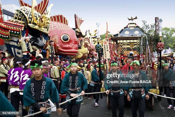 OKUNICHI FESTIVAL, KARATSU, KYUSHU ISLAND, JAPAN.