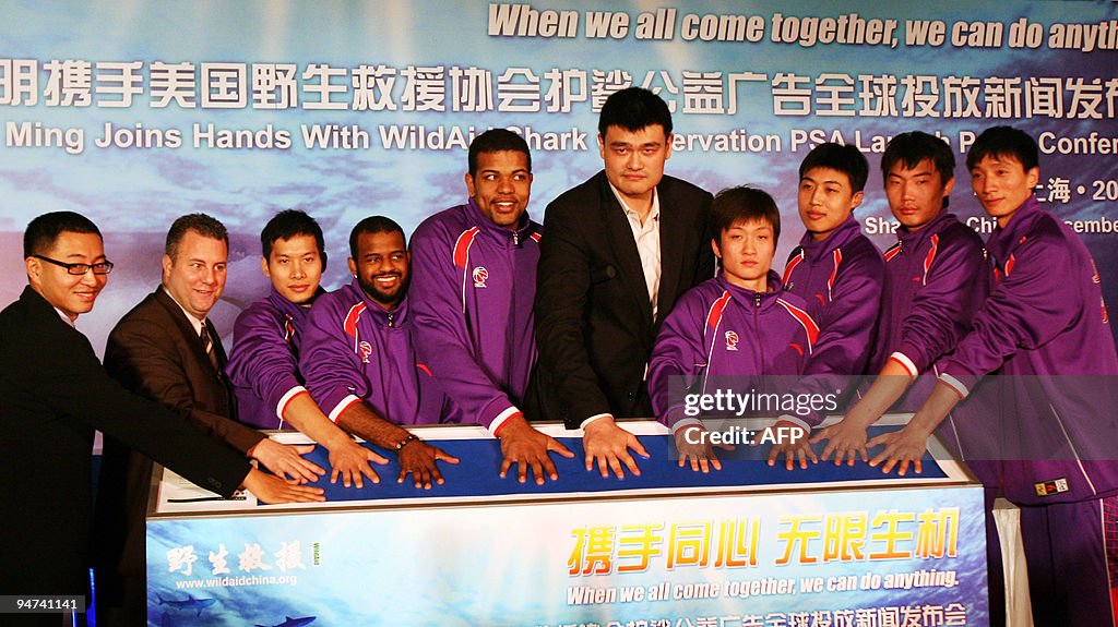 NBA basketball star and Shanghai Sharks