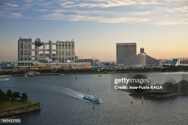 FUJI TELEVISION BUILDING, ODAIBA, TOKYO, JAPAN.