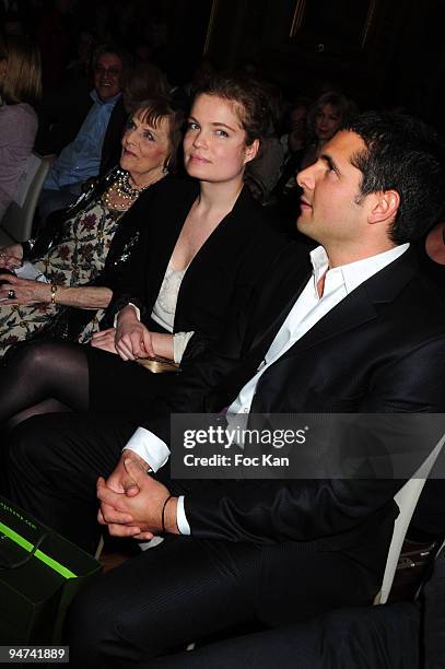 Actor Patrick Dewaere's mother Madame Bourdeau, Romy Schneider's Daughter Sarah Biasini and guest attend the Romy Schneider and Patrick Dewaere...