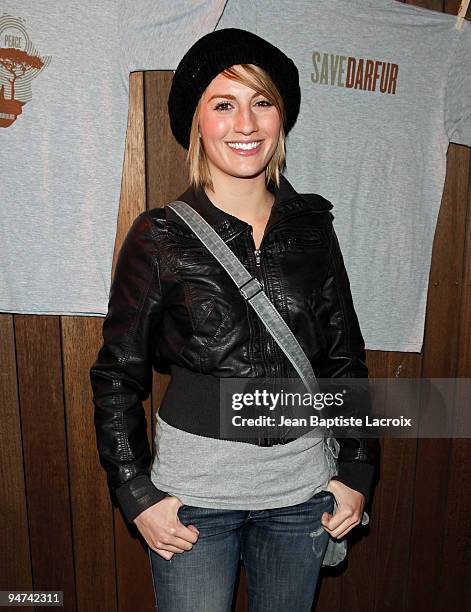Alison Haislip attends the launch of Propr's Darfur Shirt at Propr Store on December 17, 2009 in Los Angeles, California.
