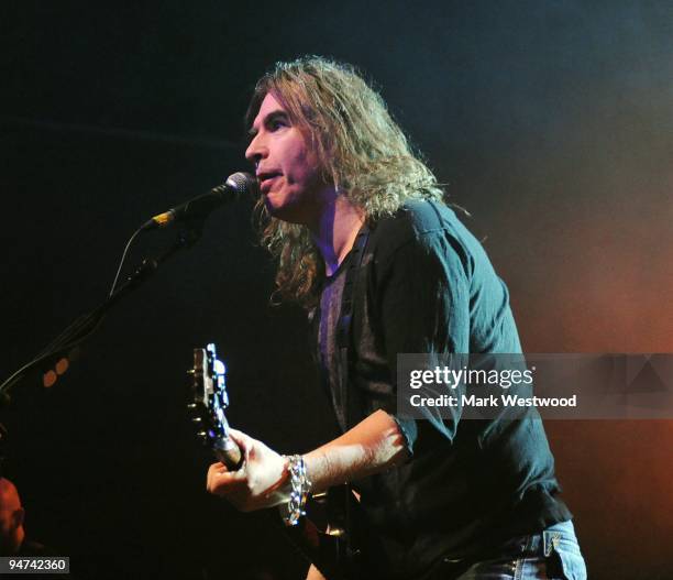 Justin Marshall of New Model Army performs at The Forum on December 17, 2009 in London, England.