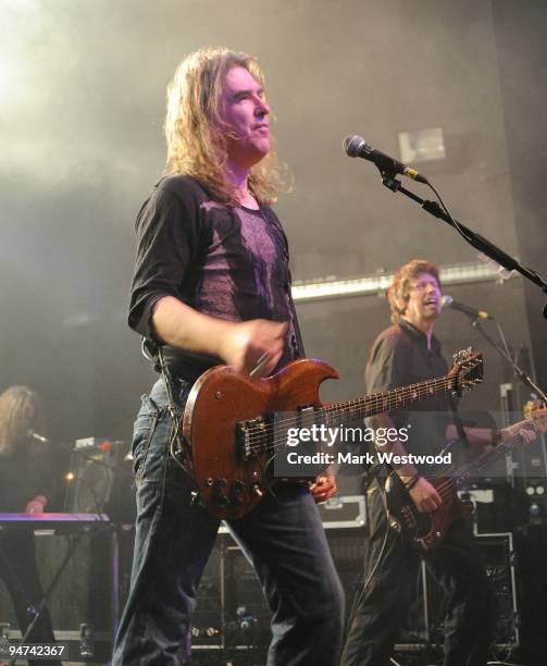 Justin Marshall of New Model Army performs at The Forum on December 17, 2009 in London, England.