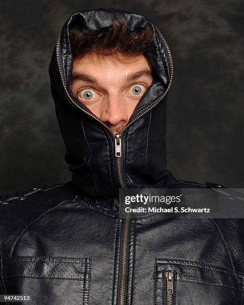 Comedian Tom Vrab poses at the Ice House Comedy Club on December 17, 2009 in Pasadena, California.