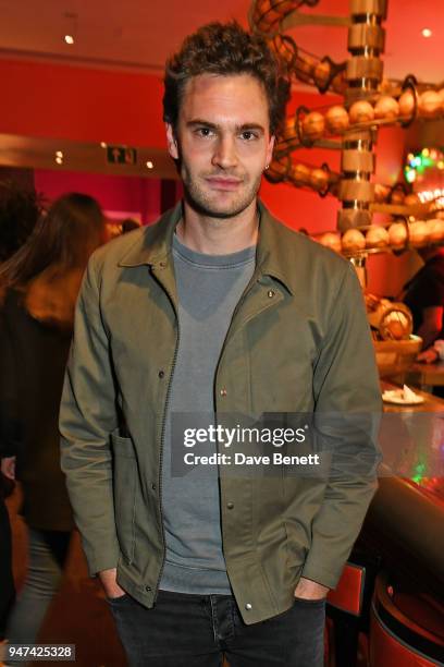 Tom Bateman attends a special preview screening of "Beast" at the Ham Yard Hotel on April 16, 2018 in London, England.