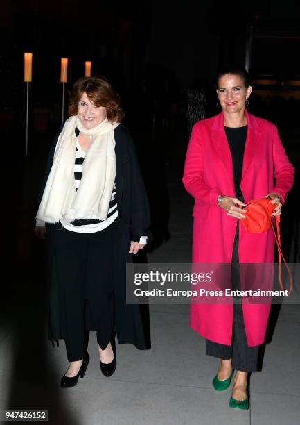 Samantha Vallejo-Nagera and her mother Sabine Deoulede attend the 'Time Capsule' Inauguration party at Thyssen-Bornemisza Museum on April 16, 2018 in...