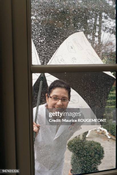 The Belgian head chef Patricia DESMEDT from the restaurant 't Oud Konijntje. Belgique: la chef cuisinier belge Patricia DESMEDT du restaurant 't Oud...