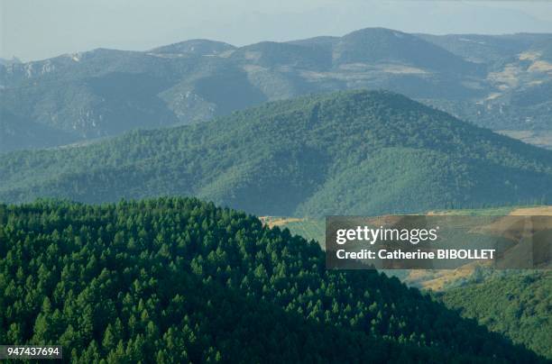 Le massif des Corbières Aude: le massif des Corbières.