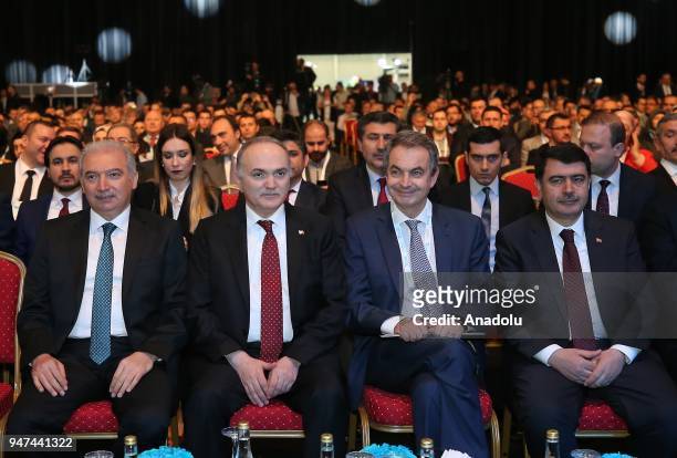 Turkish Minister of Science, Industry and Technology, Faruk Ozlu , Former Spanish Prime Minister Jose Luis Rodriguez Zapatero , Istanbuls Governor...