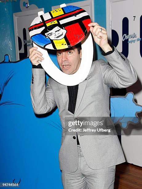 Actor/comedian Mario Cantone attends the launch of Charmin's "Going For Good" campaign in Times Square on December 17, 2009 in New York City.