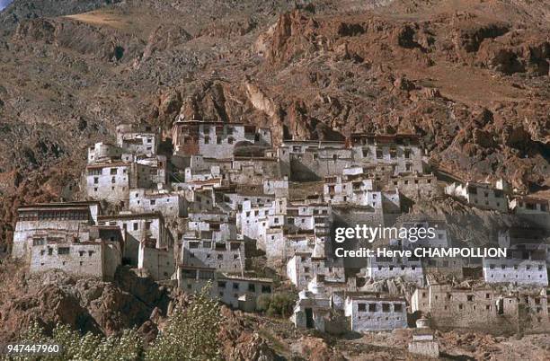 Zanskar, Karsha Monastery. Zanskhar, monastère de Karsha.