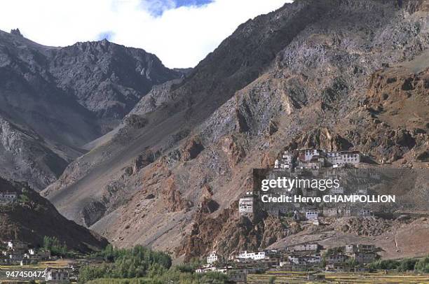 Karsha. Hanging onto the mountain's slope, Karsha Monastery is the largest one in all of Zanksar. In Karsha, there is a nunnery where the number of...
