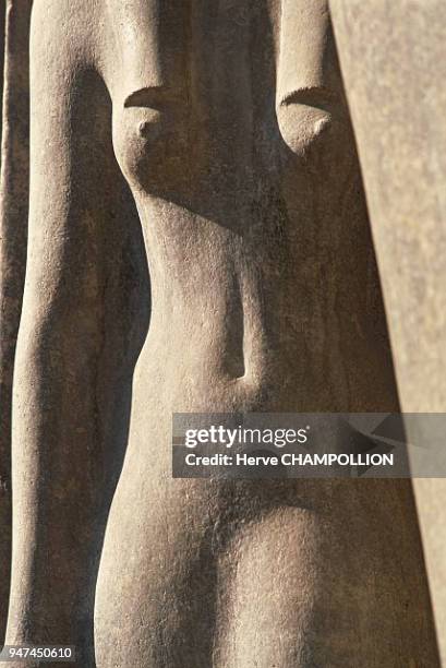 Egypt, princess, Temple of Luxor, East Thebes. This female figure full of emotion with its modern aspect provides proof of the great observational...