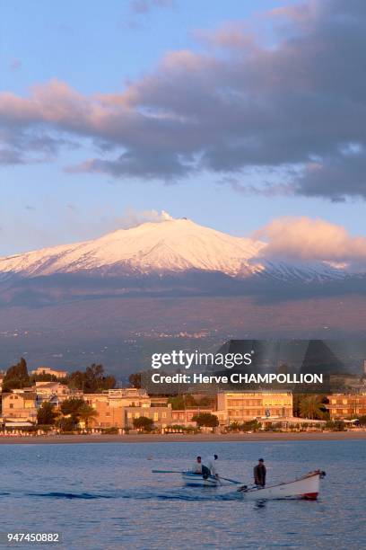 Sicile, Etna et Giardini-Naxos.