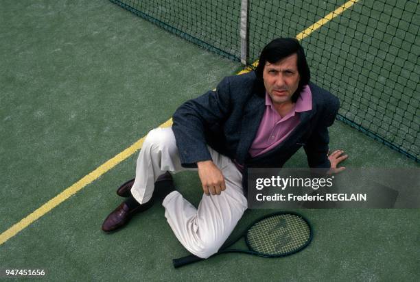 Tennis Player Ilie Nastase, April 6, 1990.