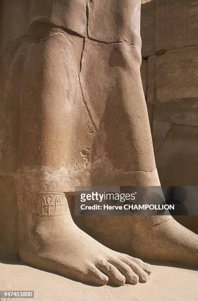 Egypt, Karnak, Amon, female figure of Amon, Tutankhamen era, XVIIIth dynasty. Egypte, Karnak, Amonet, forme féminine d'Amon, époque de Toutankhamon,...