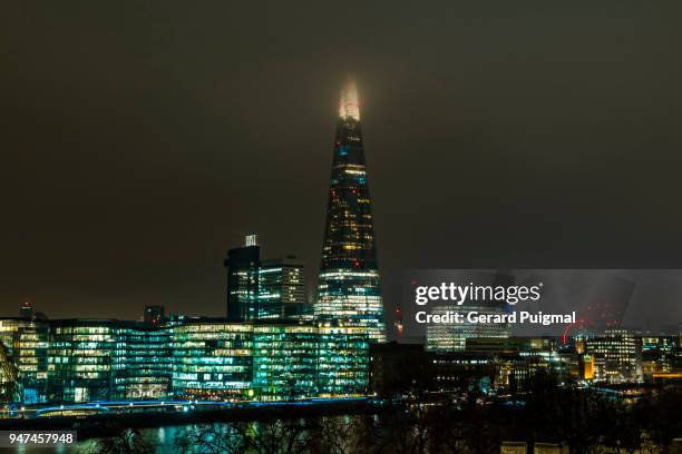 the southwark area and the shard - gerard puigmal fotografías e imágenes de stock