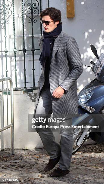 Duke of Feria, Rafael Medina visits the set of 'Knight & Day' at Casa de Pilatos on December 18, 2009 in Seville, Spain. The palace belongs to the...