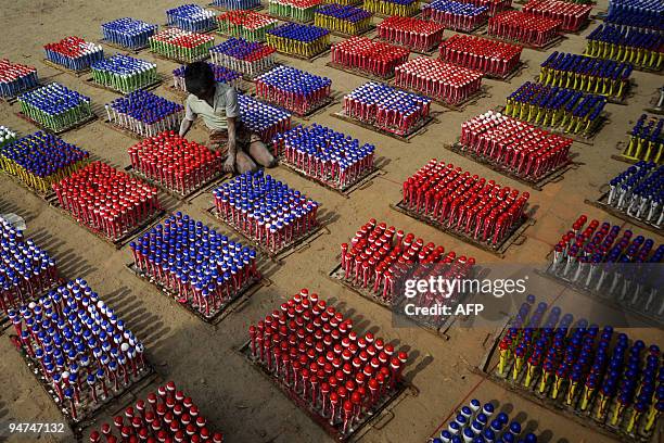 Bangladeshi youth works in a balloon factory in Dhaka on December 17, 2009. In 2002-2003, The Bangladesh Bureau of Statistics conducted the second...