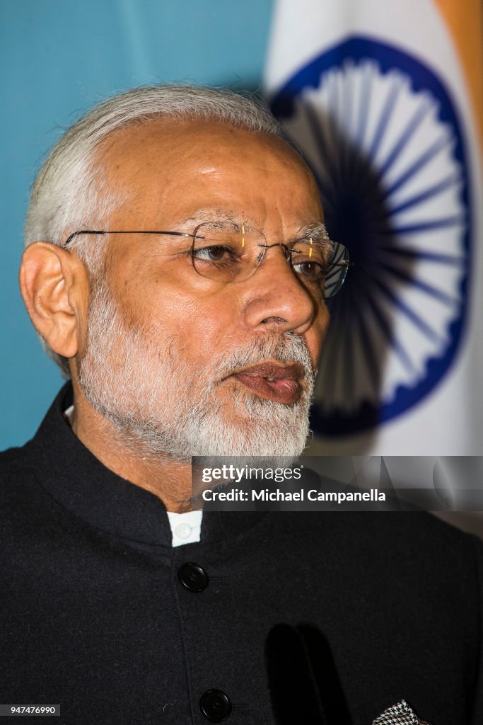 The Prime Minister Of India Visits Sweden