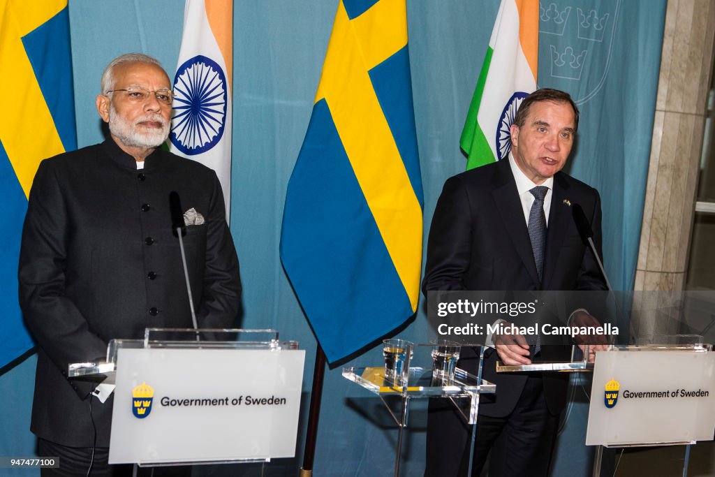 The Prime Minister Of India Visits Sweden