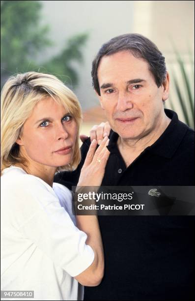 Robert Hossein and Candice Patou, Cannes 92.