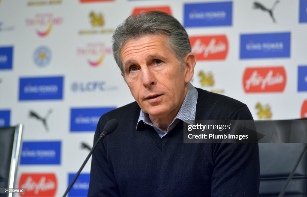 Leicester City Training and Press Conference