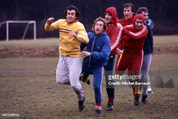 Michel Platini of As Nancy Lorraine during Nancy Training Session on 15th July, 1978
