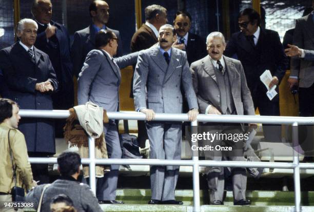 Jorge Rafael Videla, President of Argentina during the World Cup match between Argentina and Peru in Buenos Aires, Argentina on 21th June, 1978