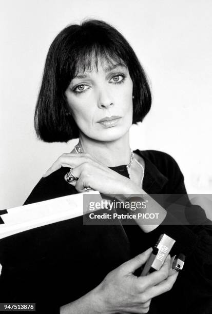 Marie Laforet, tournage du film "Les diplômés du dernier rang" de Christian Gion, avril 1982.