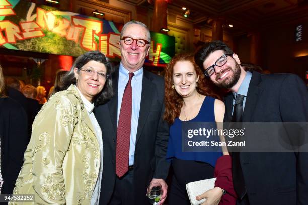 Kathy McDermott, Robert Cameron, Laura Zarn and Sam Zarn attend NYU Tisch School of the Arts GALA 2018 at Capitale on April 16, 2018 in New York City.